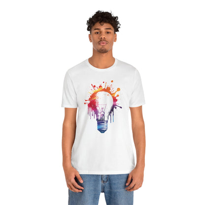 Creative Idea T-Shirt — Colorful Paint Splash Idea Tee
