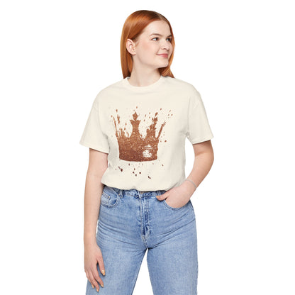 Golden Crown T-Shirt — Vintage Royalty Graphic Tee
