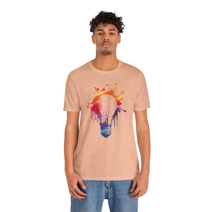 Creative Idea T-Shirt — Colorful Paint Splash Idea Tee