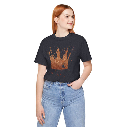 Golden Crown T-Shirt — Vintage Royalty Graphic Tee