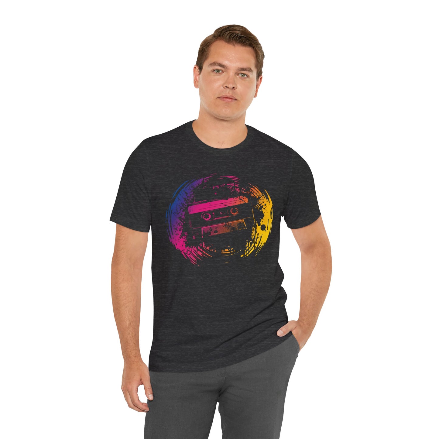 Retro Cassette Tape Tee — Vintage 80s Music Graphic T-Shirt