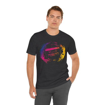 Retro Cassette Tape Tee — Vintage 80s Music Graphic T-Shirt