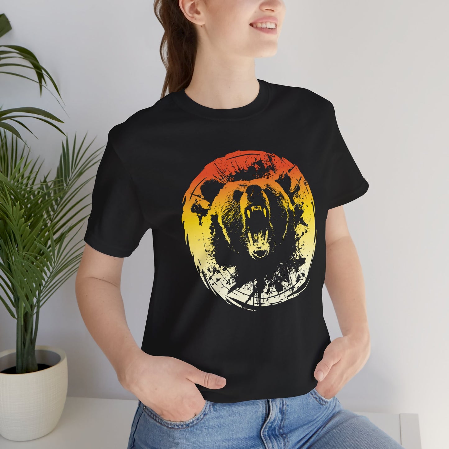 Roaring Grizzly Sunset Tee