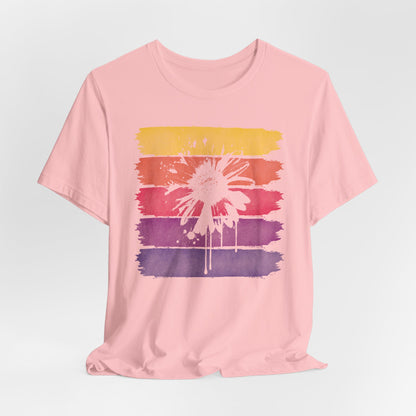 Paint-Splatter Daisy T-Shirt