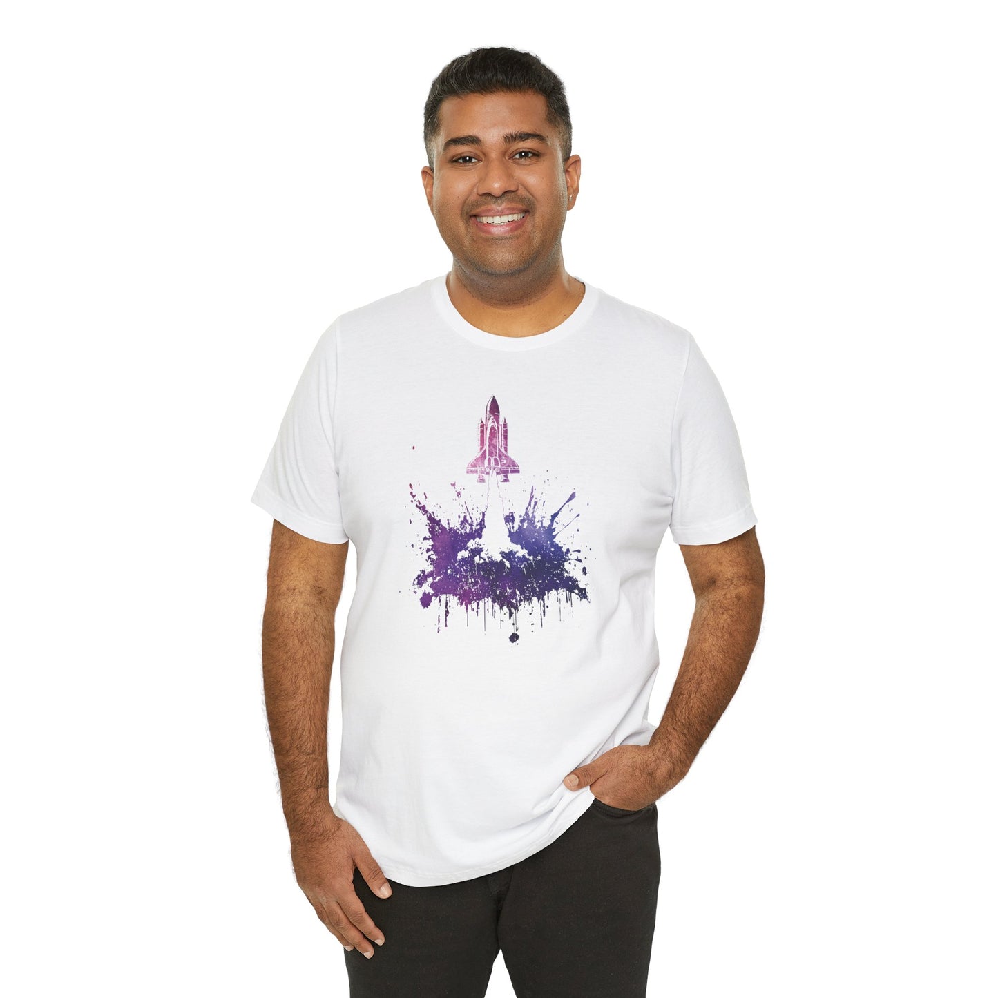 Galaxy Rocket Splash T-Shirt