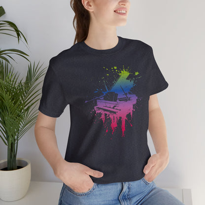 Play me to the Moon T‑Shirt — Colorful Music Lover Tee
