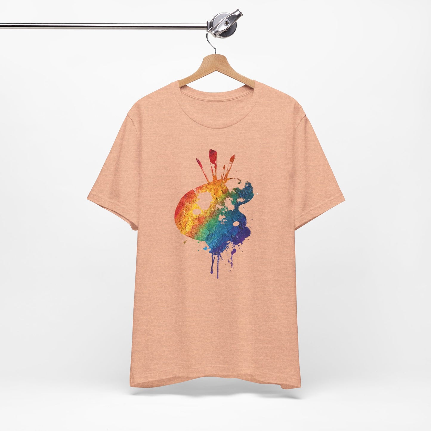 Watercolor Paint Palette T-Shirt — Rainbow Artist Tee