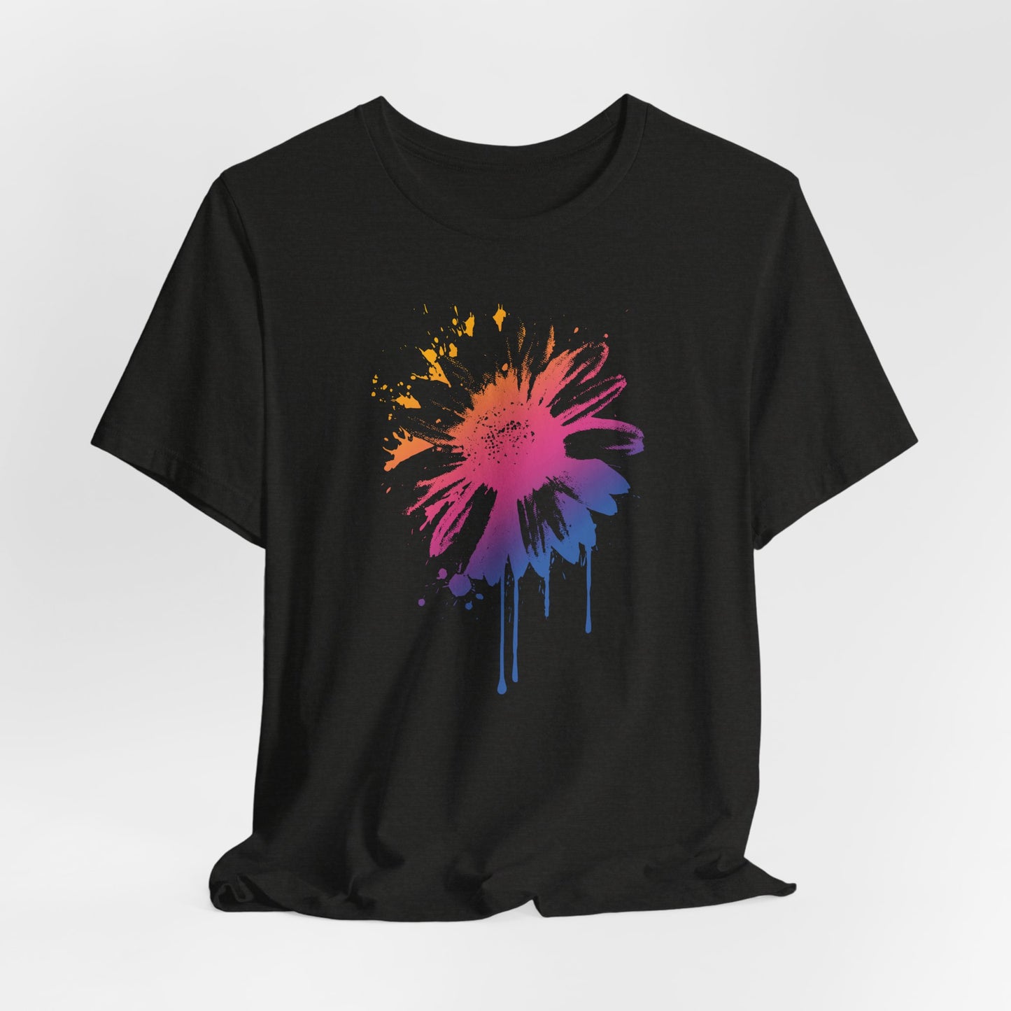 Paint-Splatter Daisy T-Shirt
