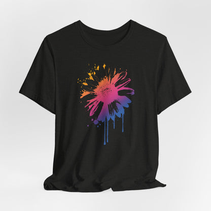 Paint-Splatter Daisy T-Shirt