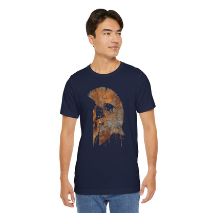 Spartan Helmet T‑Shirt — Rustic Warrior Graphic Tee