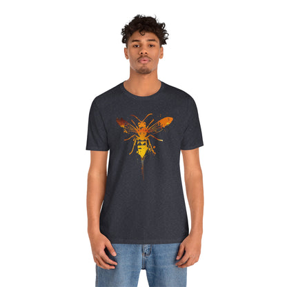 Sting Like a Bee Graphic Tee — Orange Watercolor Bee Shirt