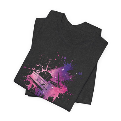 Play me to the Moon T‑Shirt — Colorful Music Lover Tee
