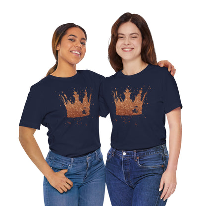 Golden Crown T-Shirt — Vintage Royalty Graphic Tee