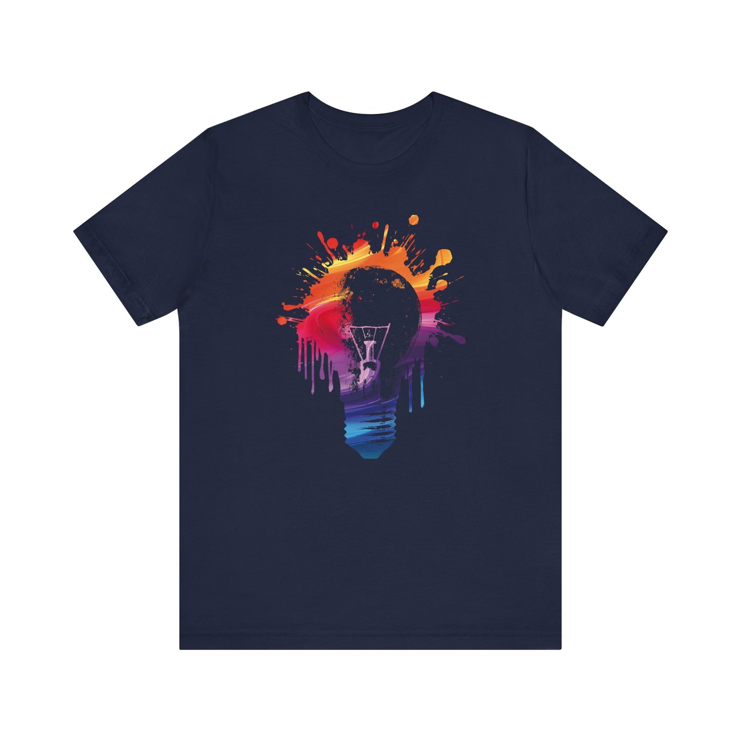 Creative Idea T-Shirt — Colorful Paint Splash Idea Tee