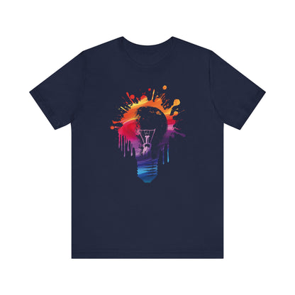 Creative Idea T-Shirt — Colorful Paint Splash Idea Tee