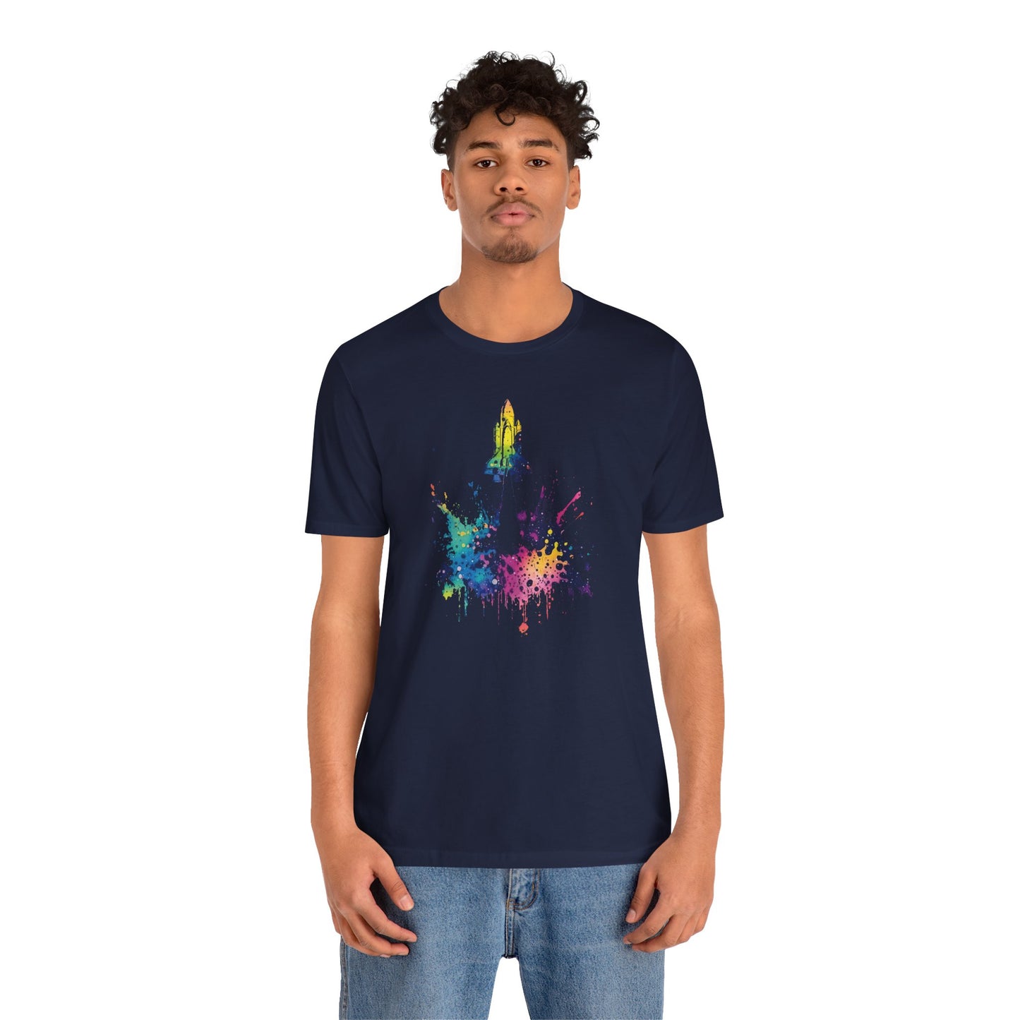 Galaxy Rocket Splash T-Shirt