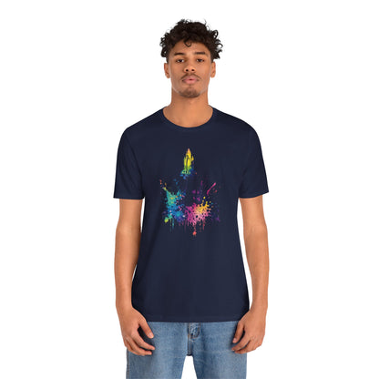 Galaxy Rocket Splash T-Shirt