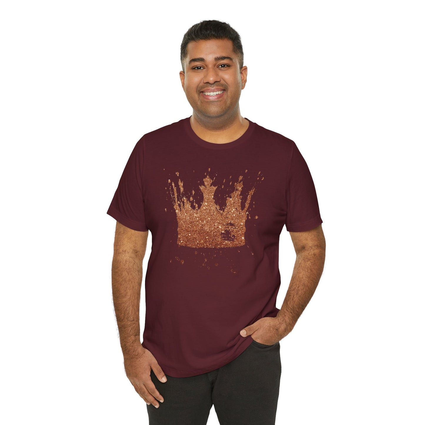 Golden Crown T-Shirt — Vintage Royalty Graphic Tee