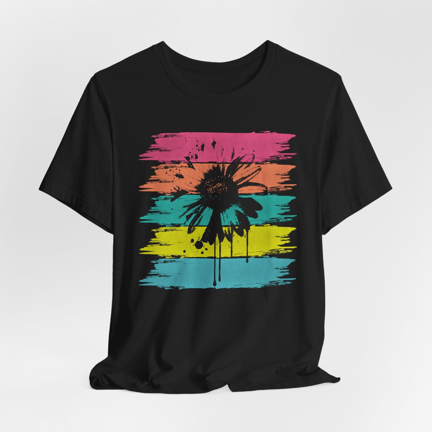 Paint-Splatter Daisy T-Shirt