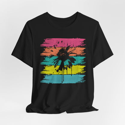 Paint-Splatter Daisy T-Shirt