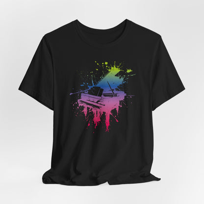 Play me to the Moon T‑Shirt — Colorful Music Lover Tee