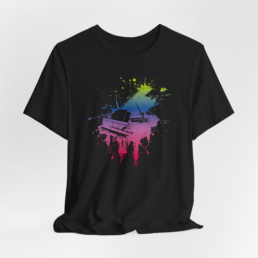 Play me to the Moon T‑Shirt — Colorful Music Lover Tee