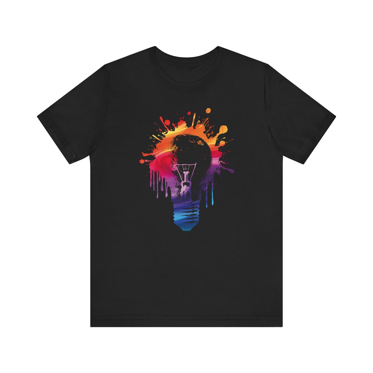 Creative Idea T-Shirt — Colorful Paint Splash Idea Tee