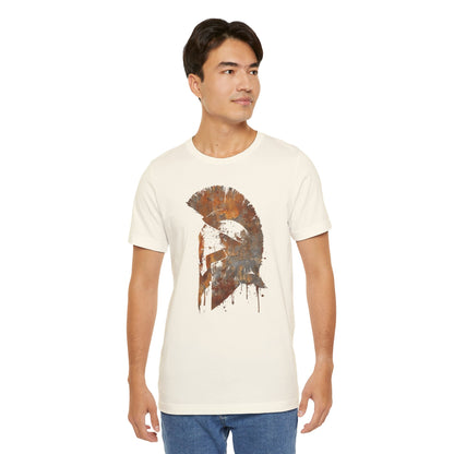 Spartan Helmet T‑Shirt — Rustic Warrior Graphic Tee