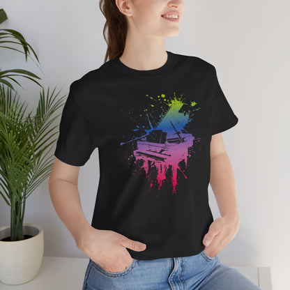 Play me to the Moon T‑Shirt — Colorful Music Lover Tee