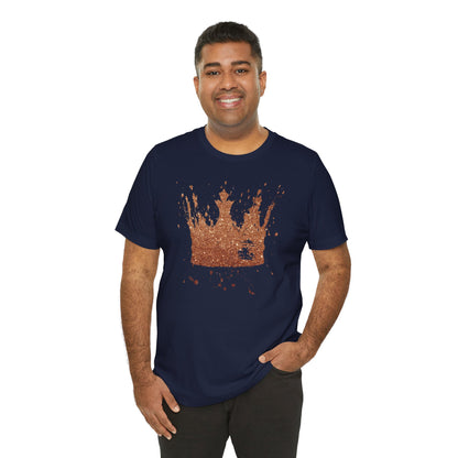 Golden Crown T-Shirt — Vintage Royalty Graphic Tee