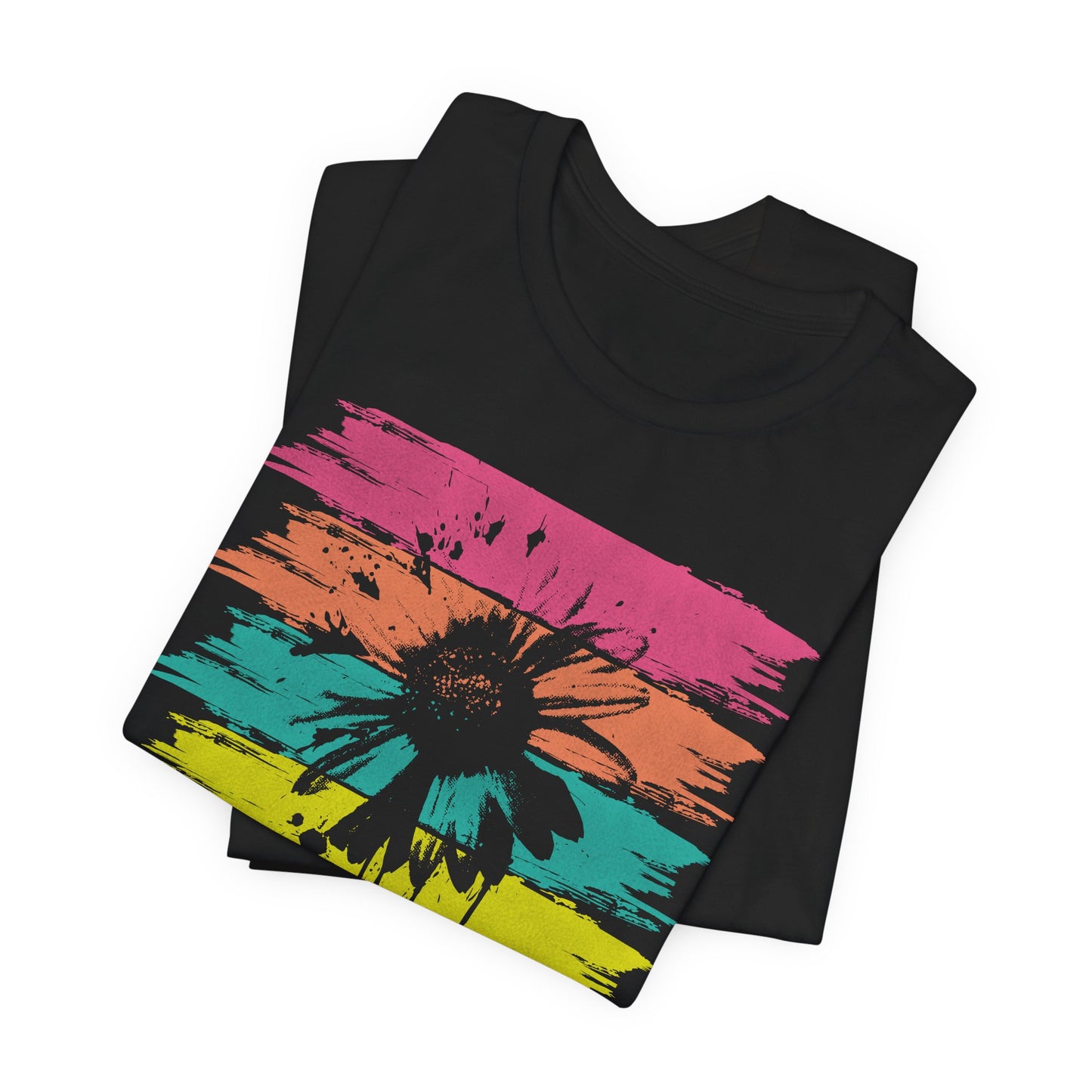 Paint-Splatter Daisy T-Shirt