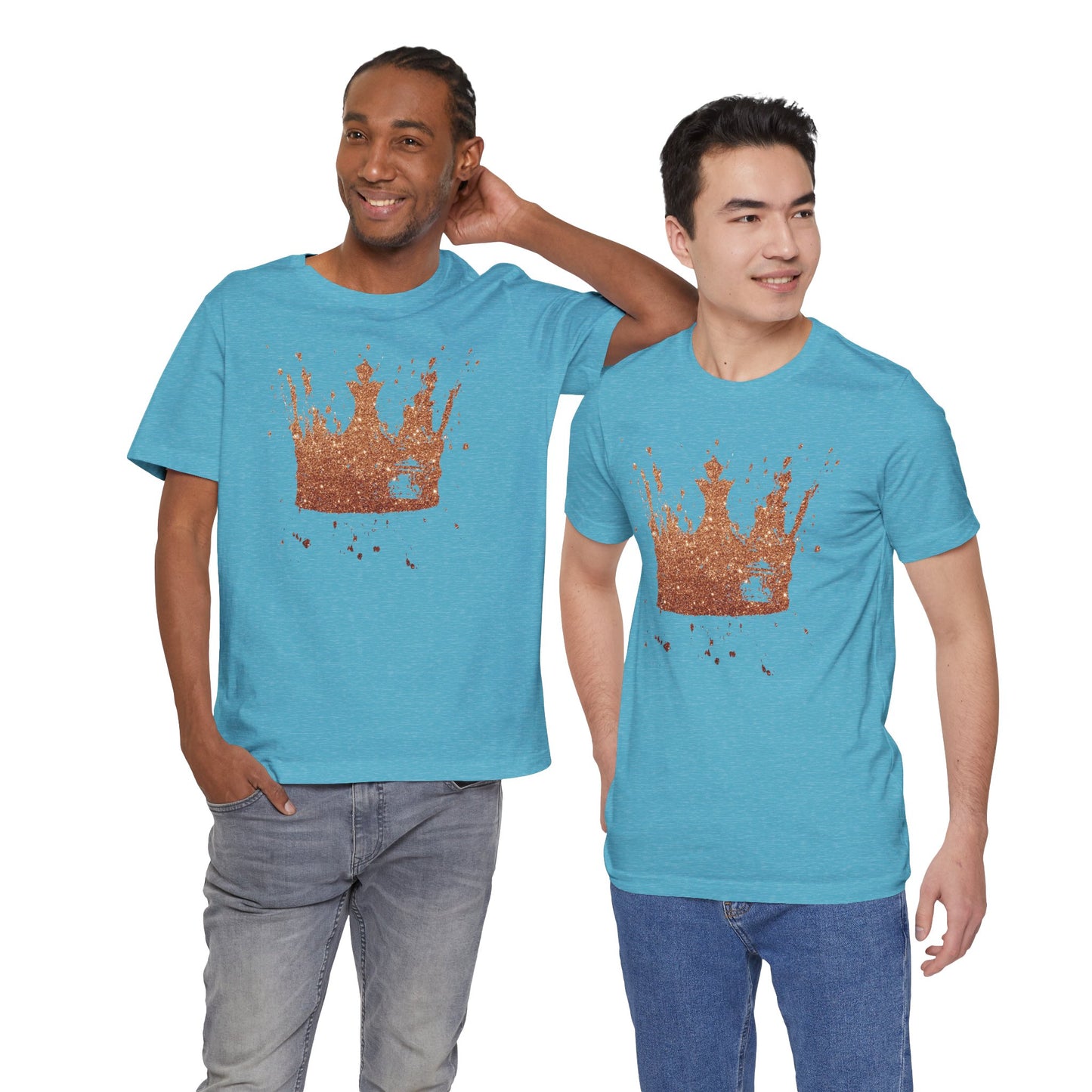 Golden Crown T-Shirt — Vintage Royalty Graphic Tee