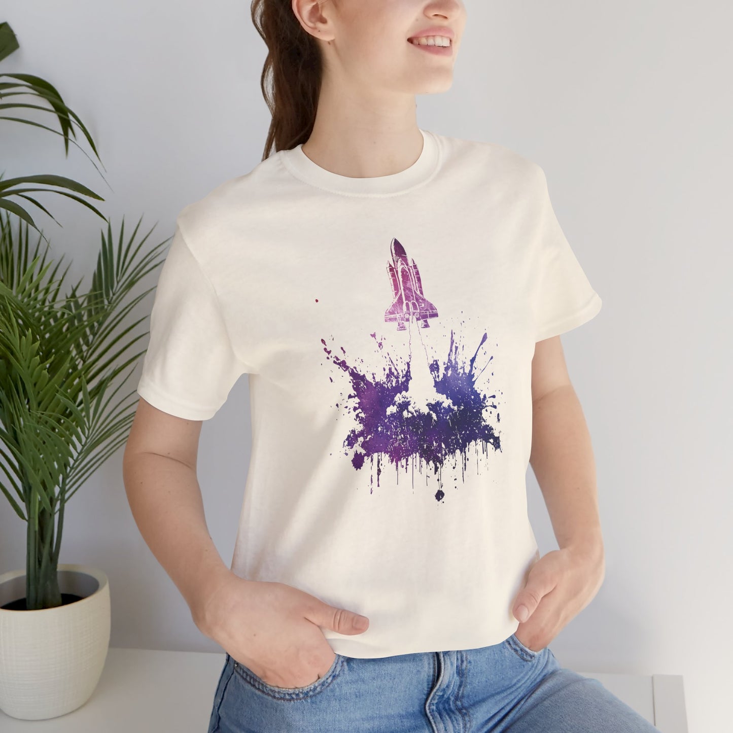 Galaxy Rocket Splash T-Shirt