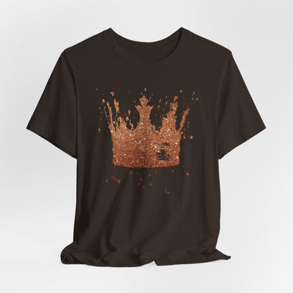 Golden Crown T-Shirt — Vintage Royalty Graphic Tee