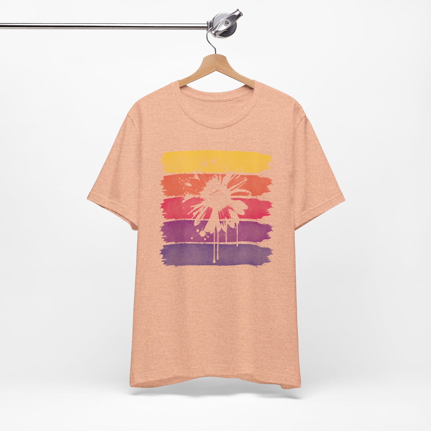 Paint-Splatter Daisy T-Shirt