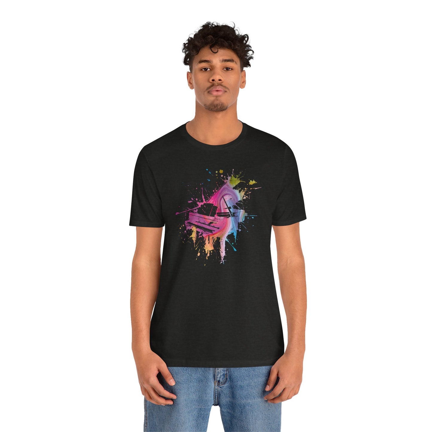 Play me to the Moon T‑Shirt — Colorful Music Lover Tee