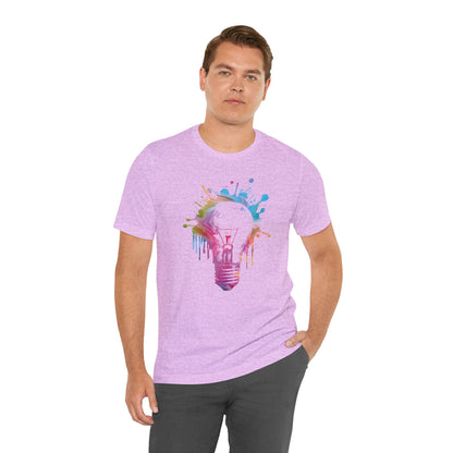 Creative Idea T-Shirt — Colorful Paint Splash Idea Tee