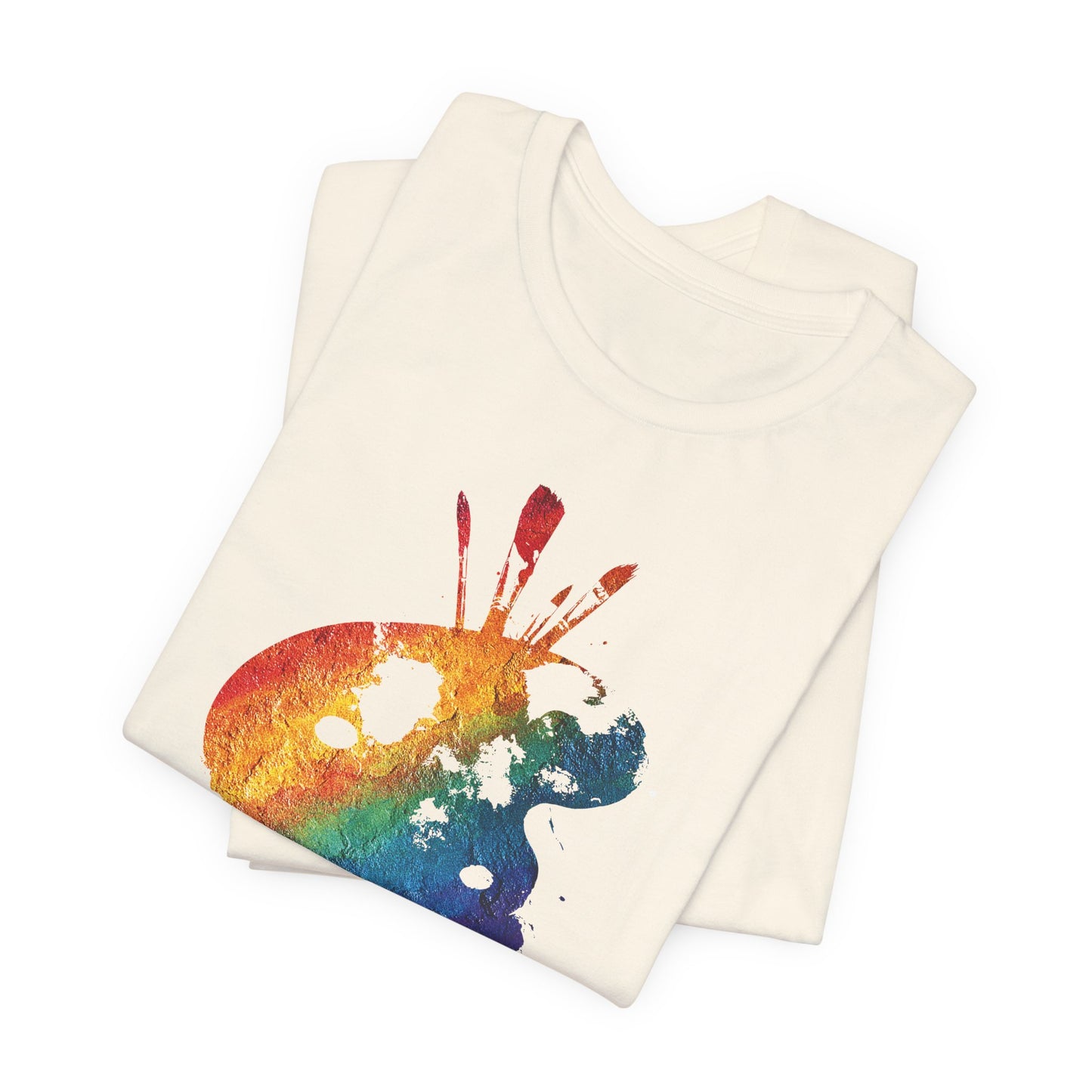 Watercolor Paint Palette T-Shirt — Rainbow Artist Tee