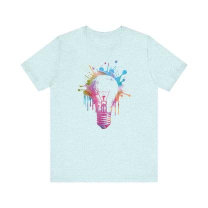 Creative Idea T-Shirt — Colorful Paint Splash Idea Tee