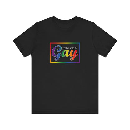 Gay Rainbow Pride Tee — Retro 'Proud to Be Gay' Graphic T-Shirt
