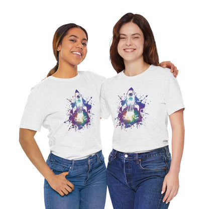 Rocket Ship T-Shirt — Colorful Space Launch Graphic Tee