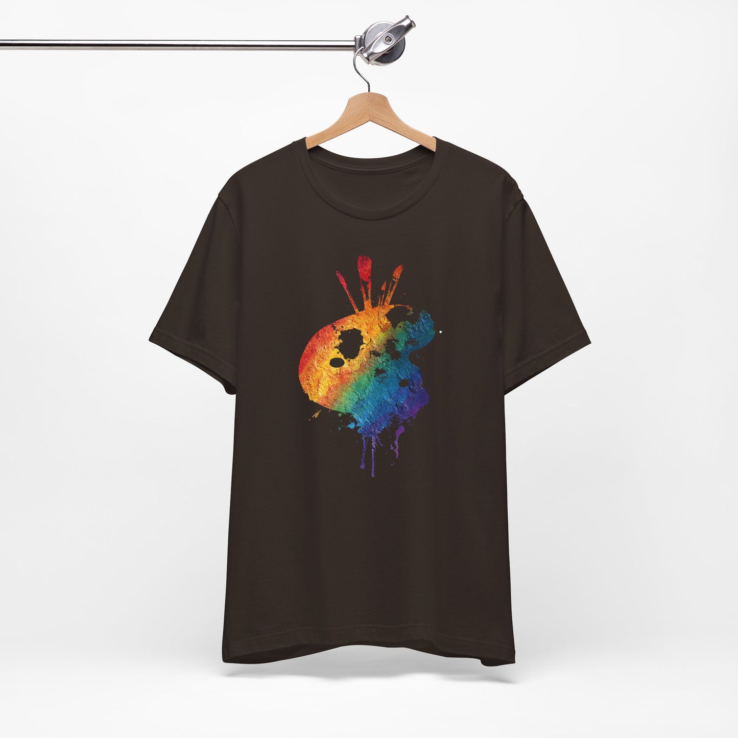 Watercolor Paint Palette T-Shirt — Rainbow Artist Tee
