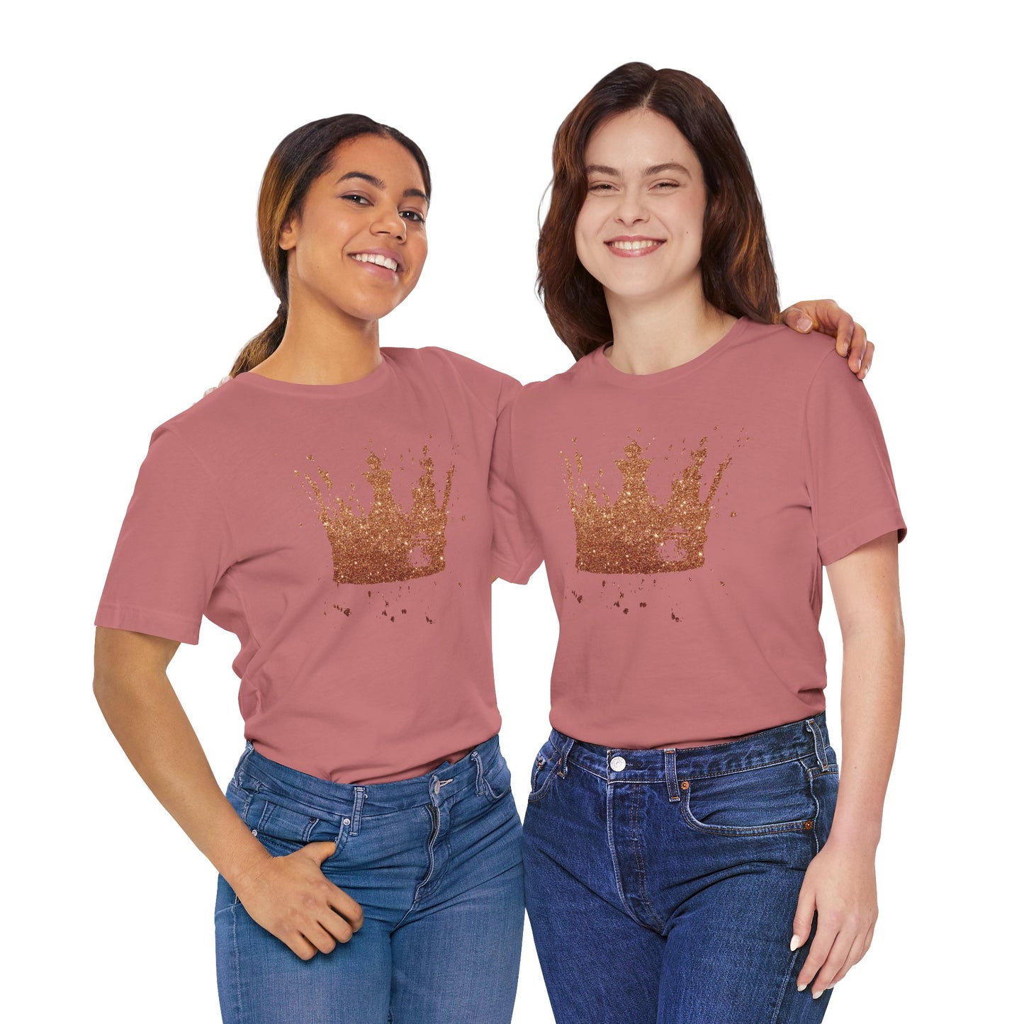Golden Crown T-Shirt — Vintage Royalty Graphic Tee