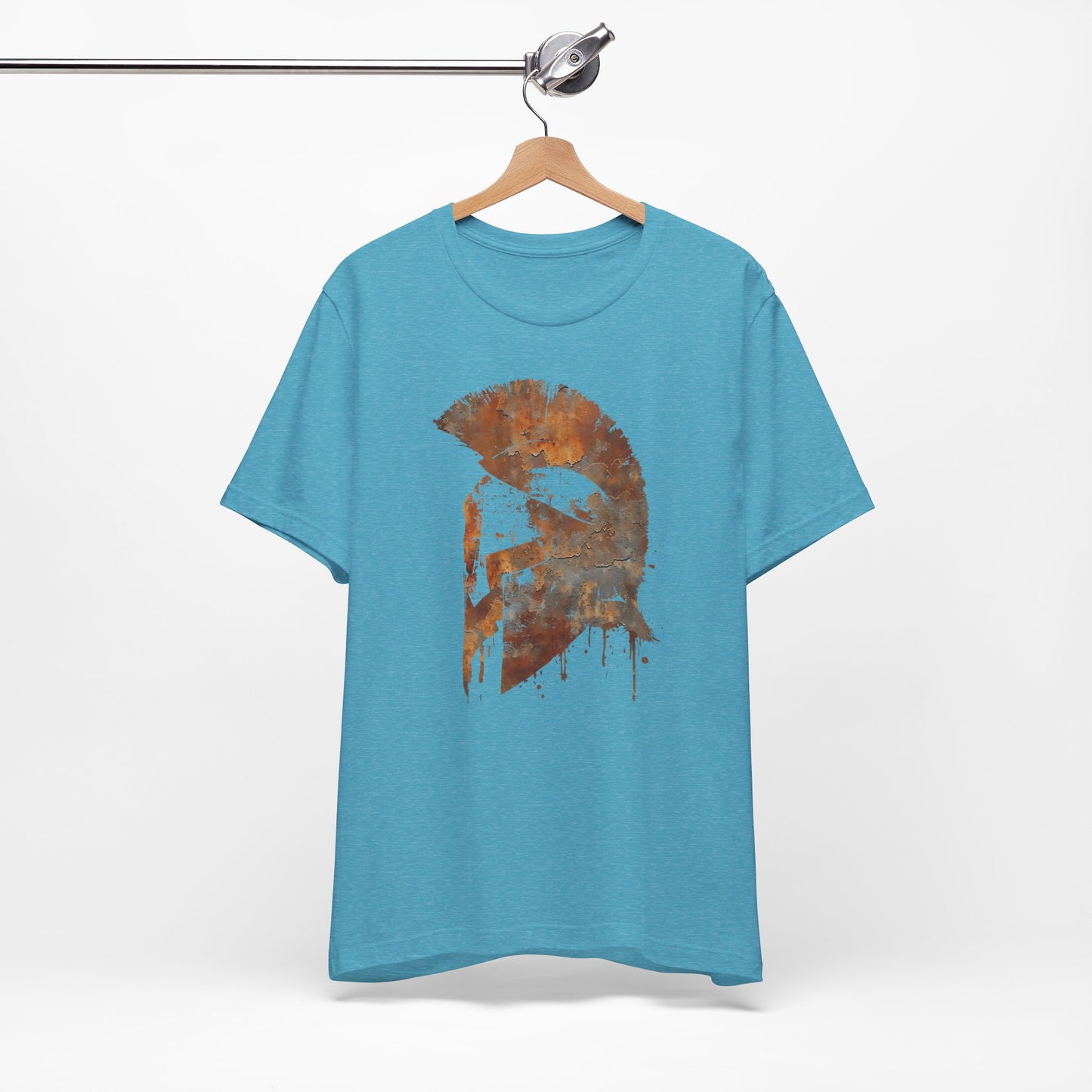 Spartan Helmet T‑Shirt — Rustic Warrior Graphic Tee