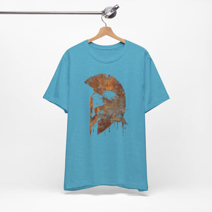 Spartan Helmet T‑Shirt — Rustic Warrior Graphic Tee