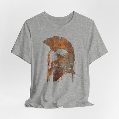 Spartan Helmet T‑Shirt — Rustic Warrior Graphic Tee