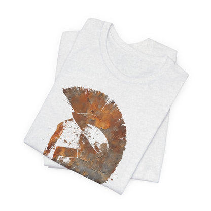 Spartan Helmet T‑Shirt — Rustic Warrior Graphic Tee