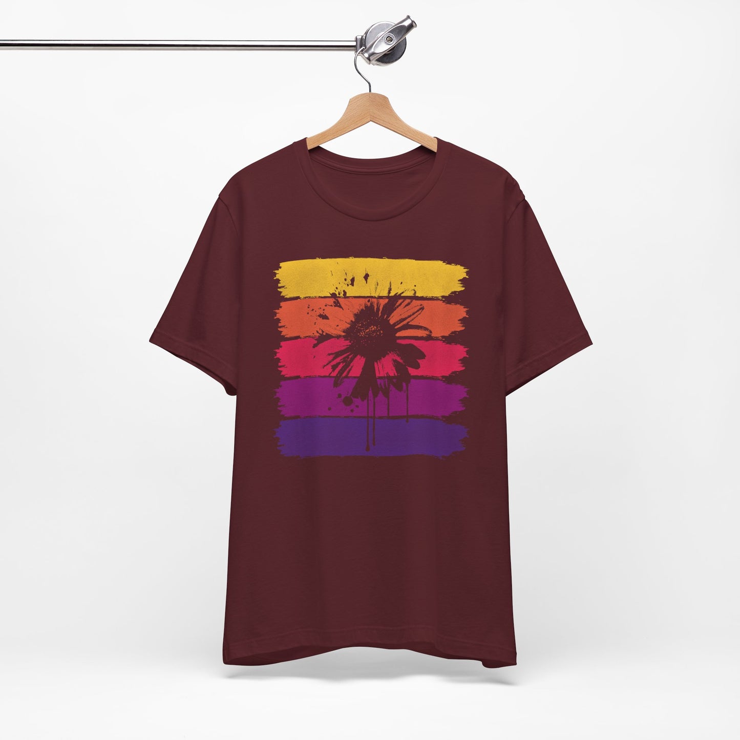 Paint-Splatter Daisy T-Shirt