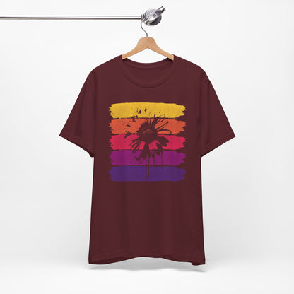Paint-Splatter Daisy T-Shirt