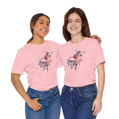 Play me to the Moon T‑Shirt — Colorful Music Lover Tee